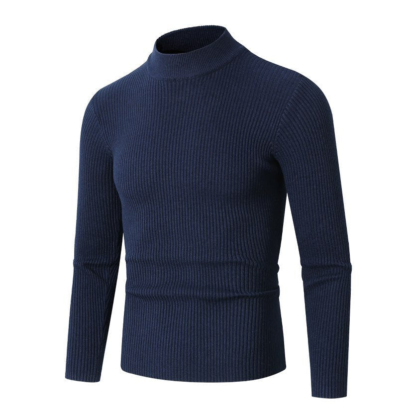 Herren Rollkragenpullover aus hochwertiger Rippenstruktur Shopnory
