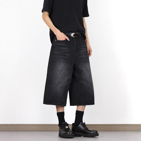 Herren Modische Dialen Denim-Cargo-Shorts Shop Nory