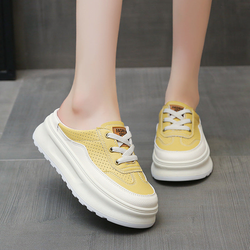 Damen Mode-Sneaker mit sportivem Komfort und rutschfester Laufsohle Shopnory