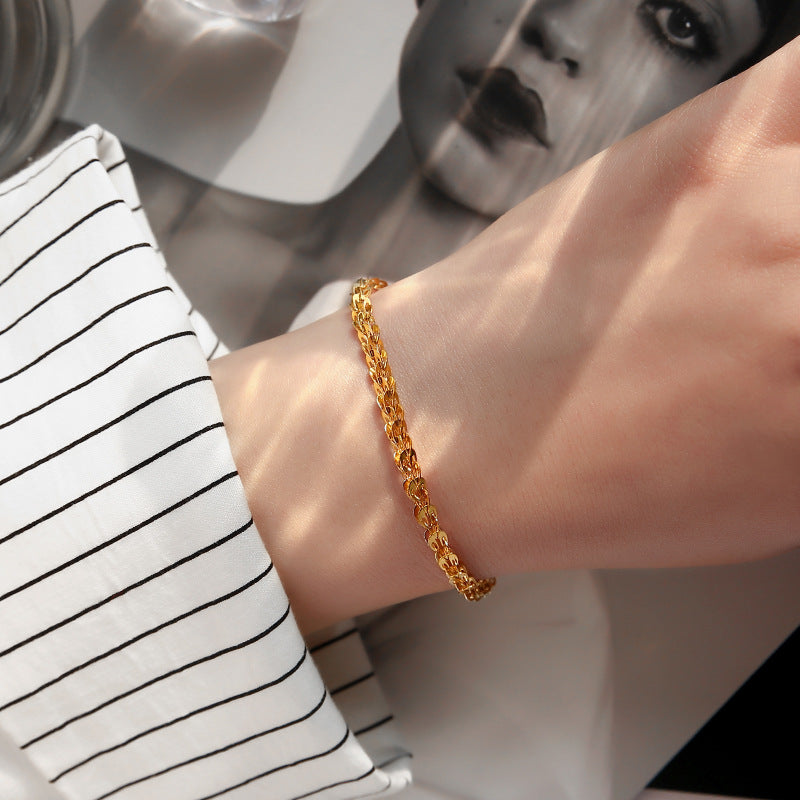 Damen zartes Handgelenk-Armband mit Herz-Anhänger Shop Nory