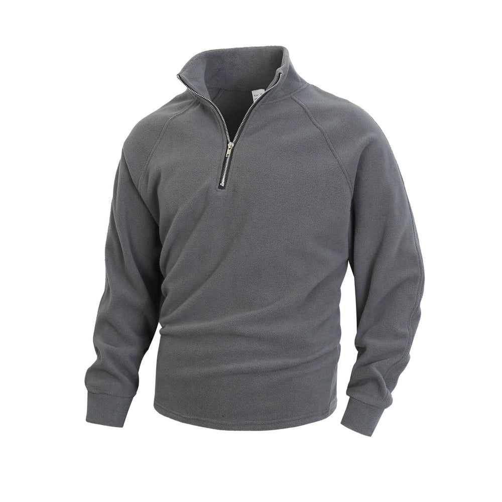 Herren Fleece Pullover mit halbem Reißverschluss Shop Nory
