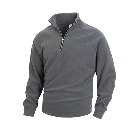 Herren Fleece Pullover mit halbem Reißverschluss Shop Nory
