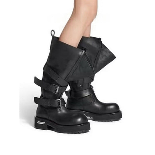 Damen Motocross-Boots mit dreifacher Gurt-Schnallenbefestigung, verstärkter Zehenkappe und robuster Profilsohle Shop Nory