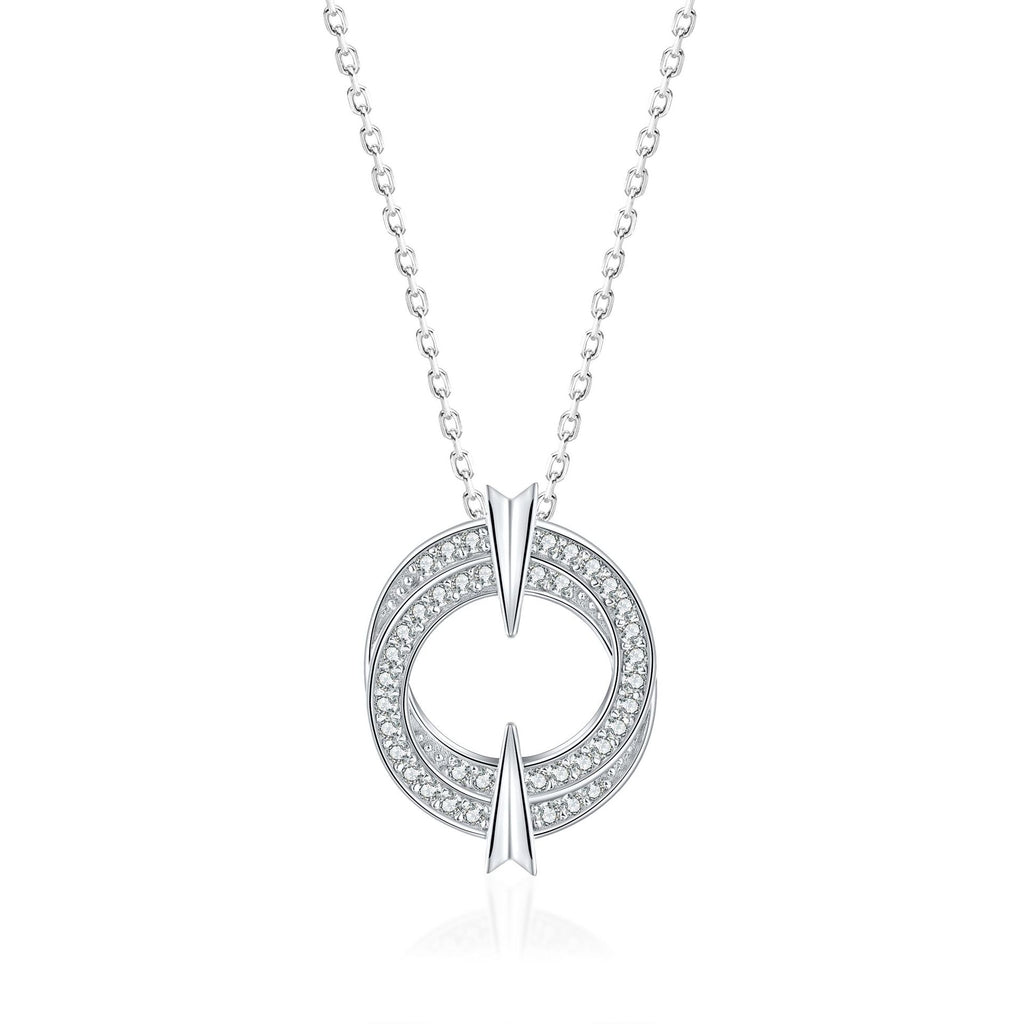 Damen Anhänger mit elegantem Perlenmotiv und kunstvollen Zirkonia-Akzenten Shop Nory