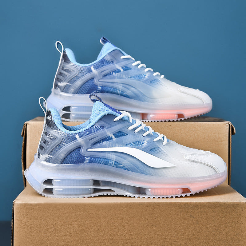 Herren Performance-Laufsneaker mit halbtransparentem Mesh-Obermaterial und sichtbarer Luftkammer Shopy Nory