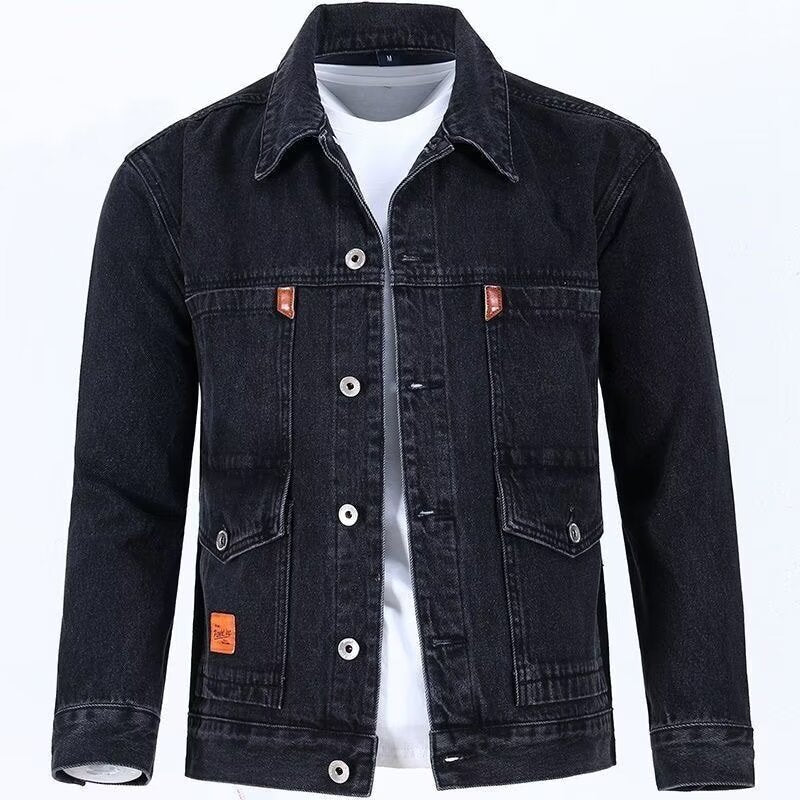 Herren Stilvolle Denimjacke Shop Nory
