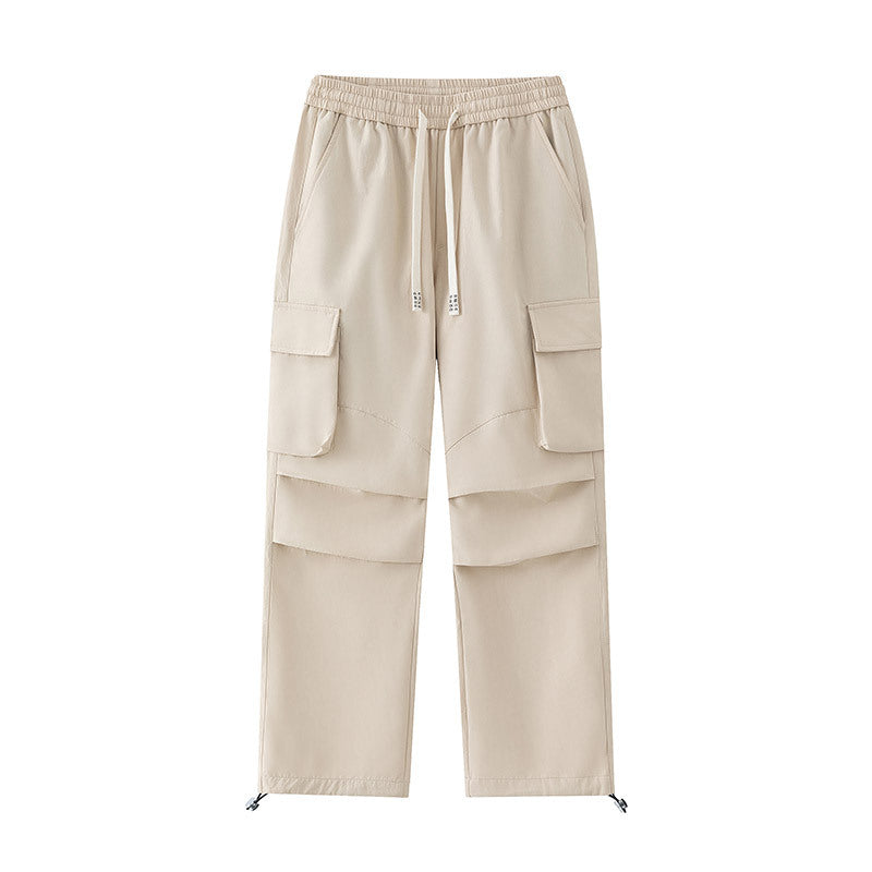 Herren Cargo-Hose mit elastischem Bund, Lagen‑Detail und Reißverschluss-Saum Shop Nory