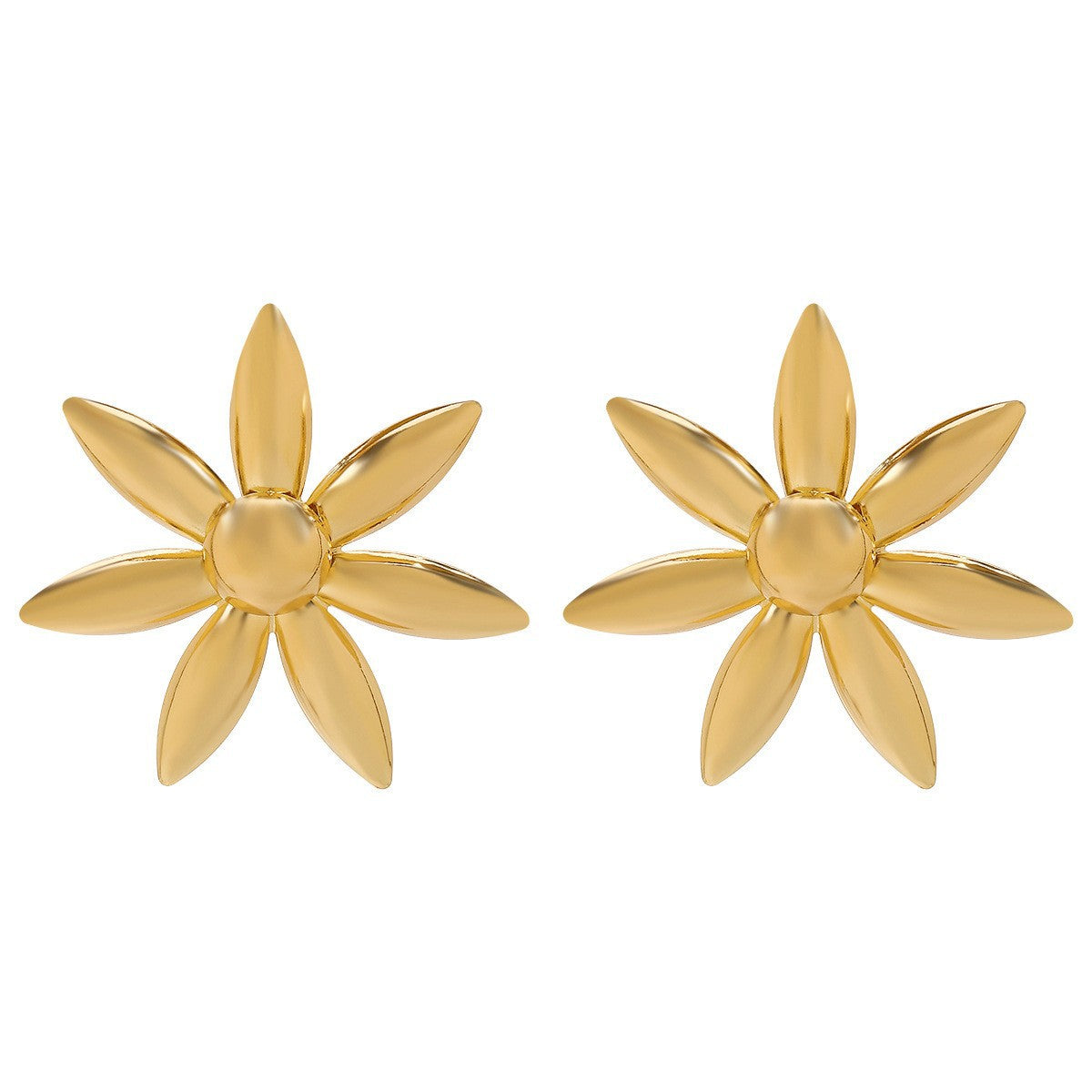 Damen Ohrstecker im floralen Design mit eleganten Goldakzenten Shop Nory