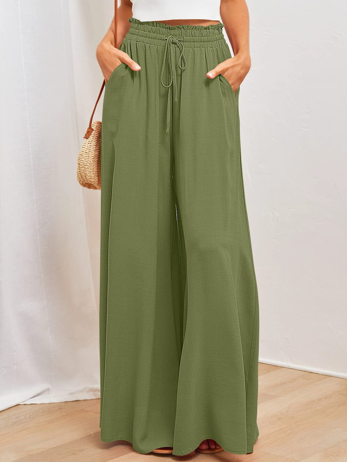 Maxi-Rock im Boho-Stil für Damen mit Kordelzugbund