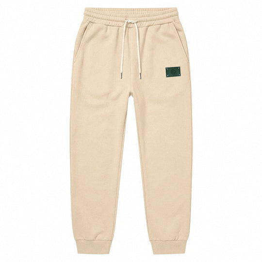 Herren Minimalistische Fleece-Jogginghose mit elastischem Tunnelzug und schmalen Bündchen Shop Nory