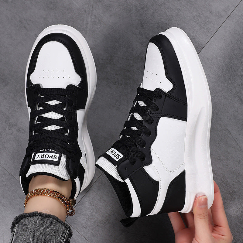 Damen Sportliche High-Top Sneakers mit atmungsaktivem Obermaterial und dämpfender Sohle Shopnory