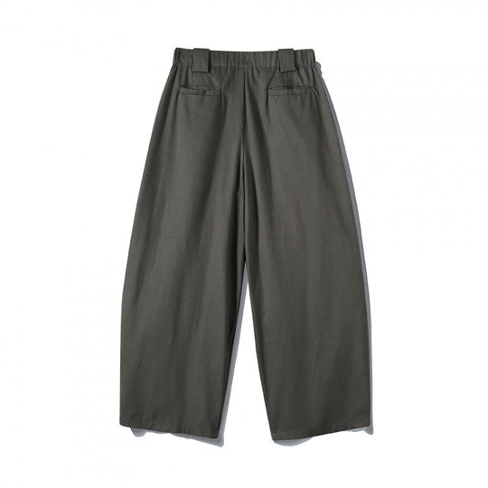 Herren Weit geschnittene Bundfalten-Hose mit verkürzter Beinlänge Shop Nory