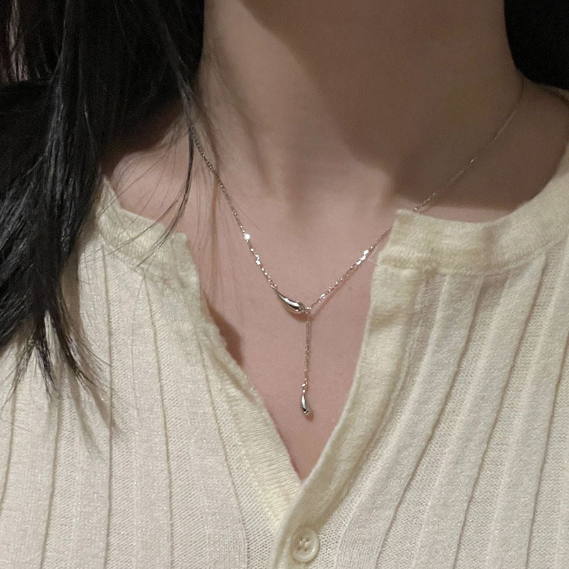 Damen Y-förmige Kette mit exquisiten Wasserfall-Anhängern Shop Nory