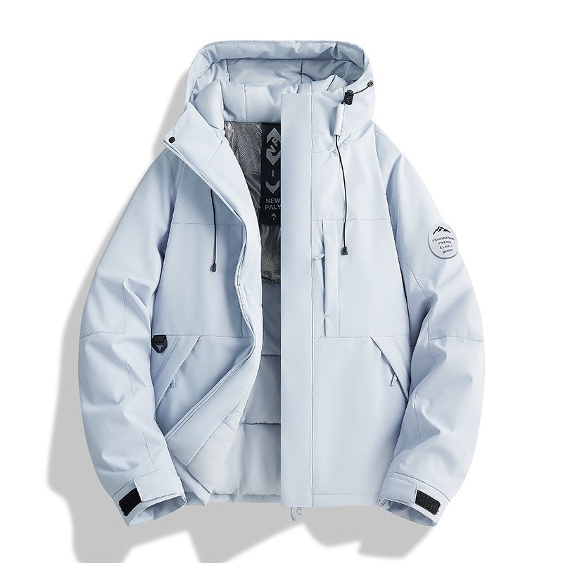 Damen Wattierte Winterjacke mit Kapuze, wasserabweisend und winddicht Shop Nory