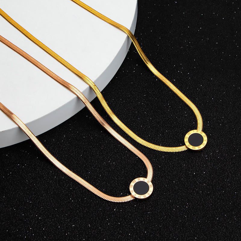 Damen elegante Halskette mit minimalistischem Anhänger Shop Nory