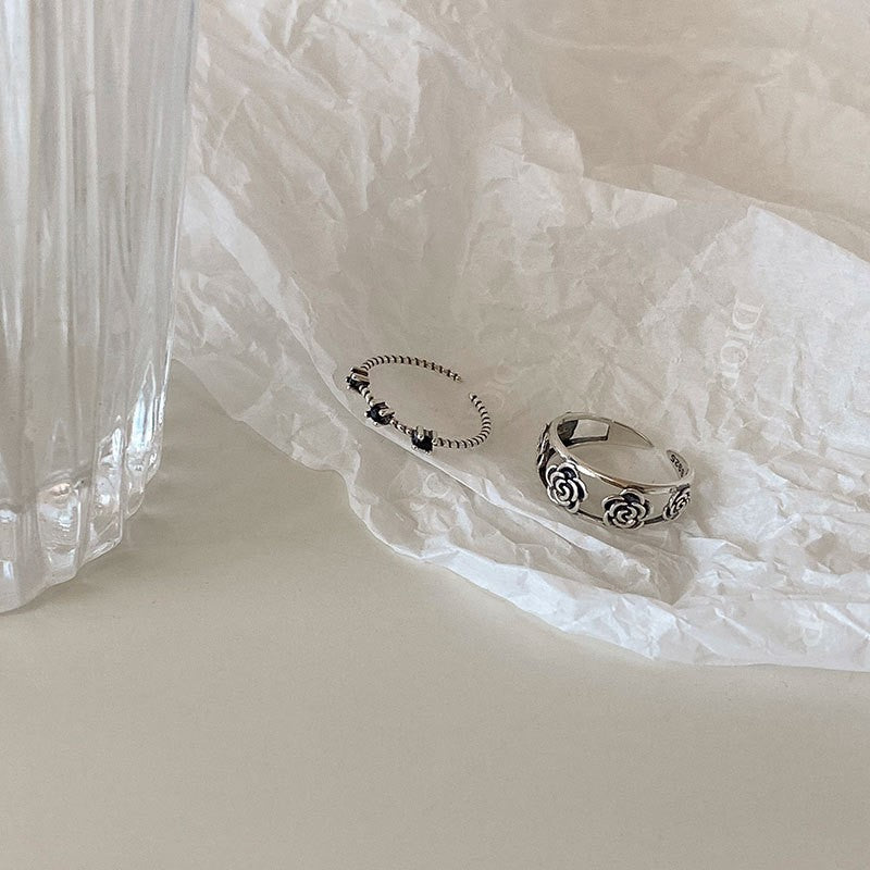 Damen Ring mit kunstvollem Rosendesign Shop Nory