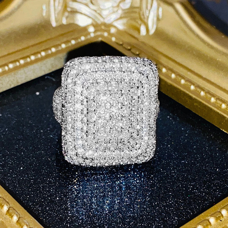 Damen Funkelnder Ring mit hochwertigem Zirkonia Shop Nory