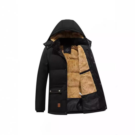 Herren Thermo-Parka mit kuscheliger Teddy-Innenfütterung und winddichter Außenhülle Shop Nory