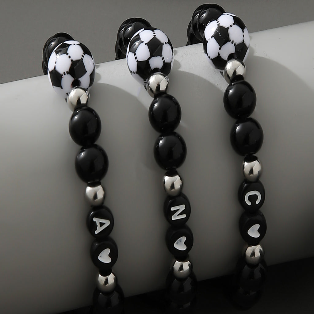 Damen Sportliches Armband mit Fußballmotiv Shop Nory