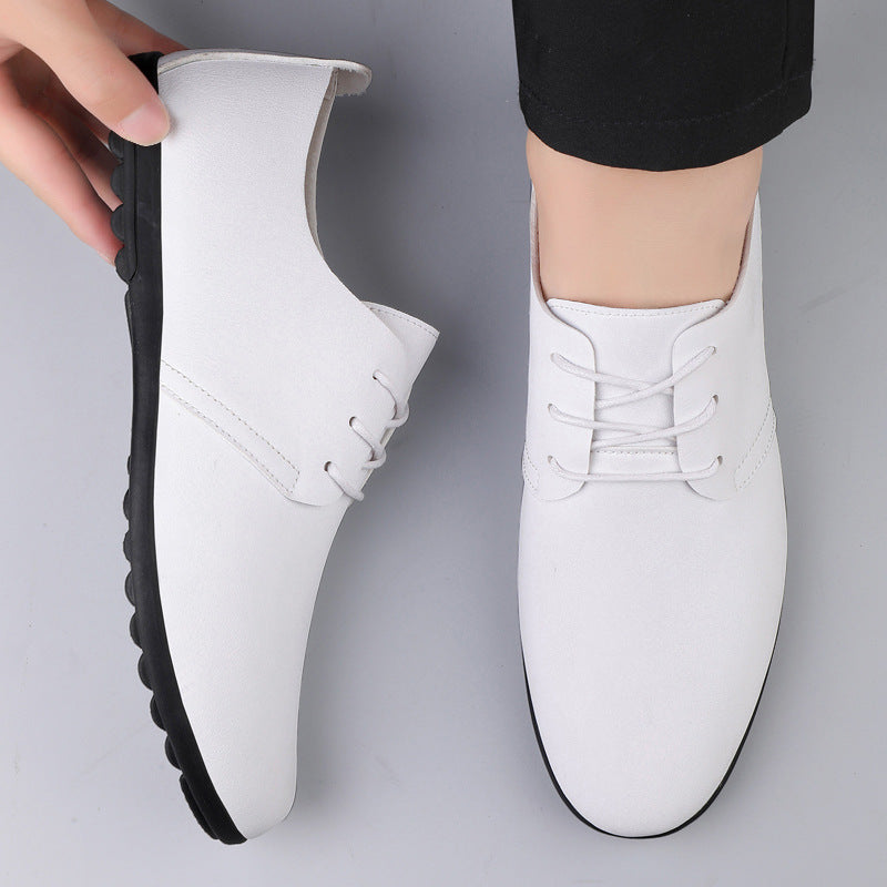 Damen Elegante Schnürschuhe aus hochwertigem Leder mit rutschfester Sohle