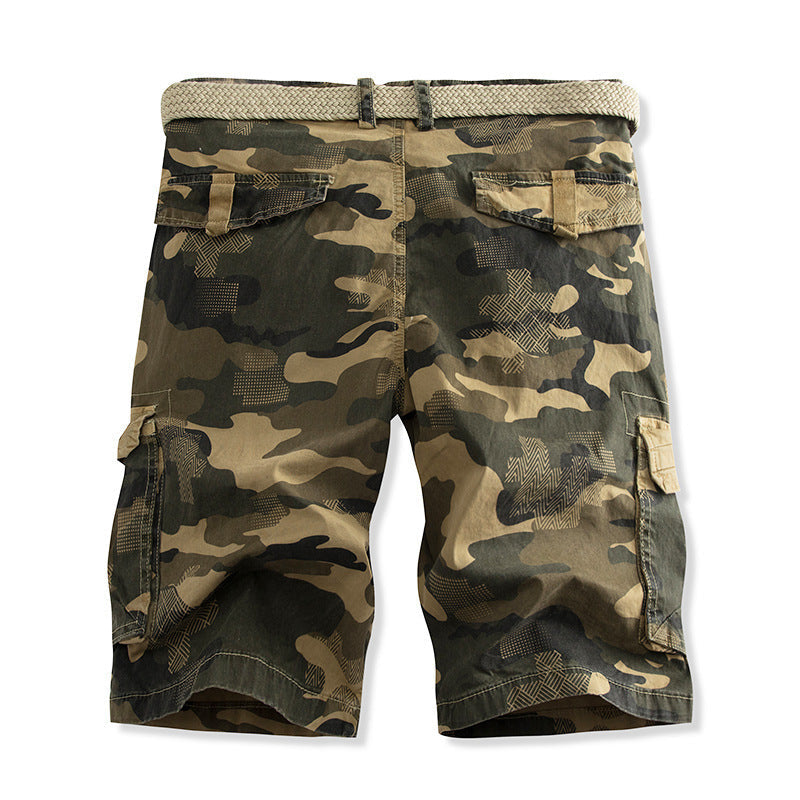 Herren Cargo-Shorts mit mehreren praktischen Taschen und verstellbarem Kordelzug