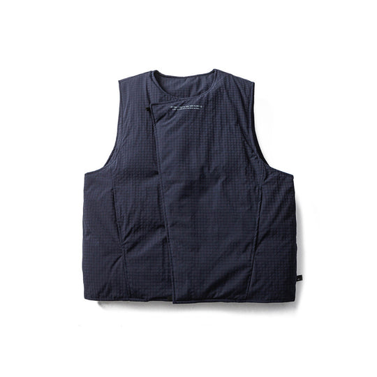 Unisex Gepolsterte Steppweste mit asymmetrischer Front und minimalistischer Silhouette Shop Nory