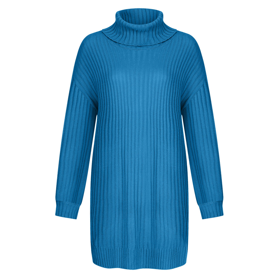 Damen Gerippter Rollkragen-Tunika mit kastigem Oversize-Schnitt Shop Nory