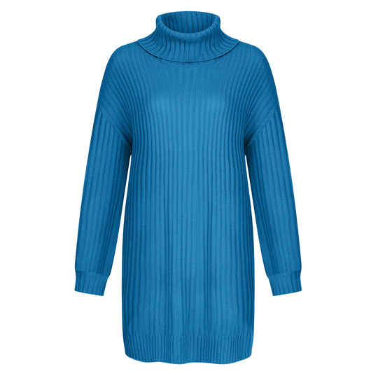 Damen Gerippter Rollkragen-Tunika mit kastigem Oversize-Schnitt Shop Nory