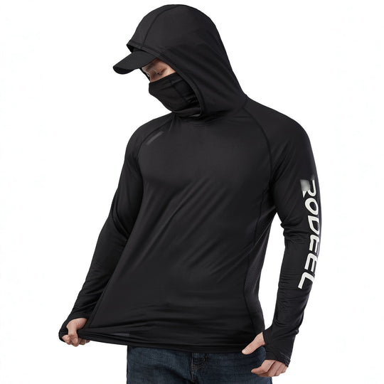 Herren Sportliches Langarmshirt mit Kapuze
