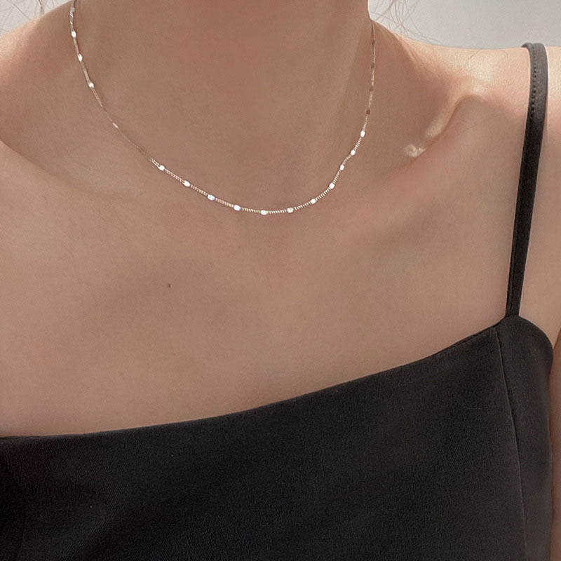 Damen elegante Gliederkette mit feinen Details Shop Nory