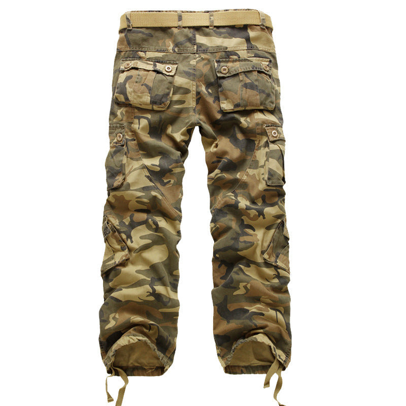 Herren Cargo-Hose mit elastischem Bund und vielseitigen Taschen