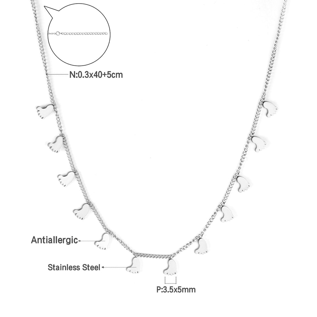 Damen elegante Goldplattierte Halskette mit geometrischen Anhängern Shop Nory