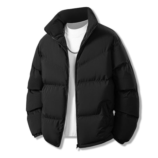 Herren Kurz gesteppte Thermo-Winterjacke mit hohem Stehkragen und winddichter Füllung Shop Nory