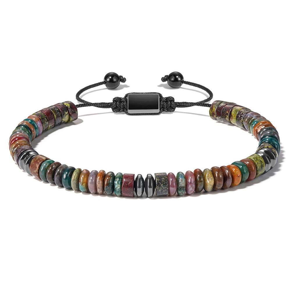 Damen Armband mit elastischen Steinperlen und verstellbarem Zugverschluss Shop Nory