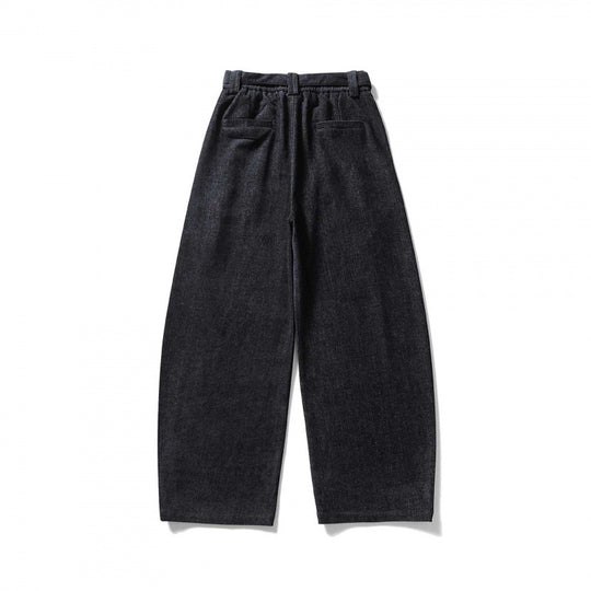 Damen Weite Highwaist-Hose mit Bundfalten, Balloon-Silhouette und Stoffgürtel Shop Nory