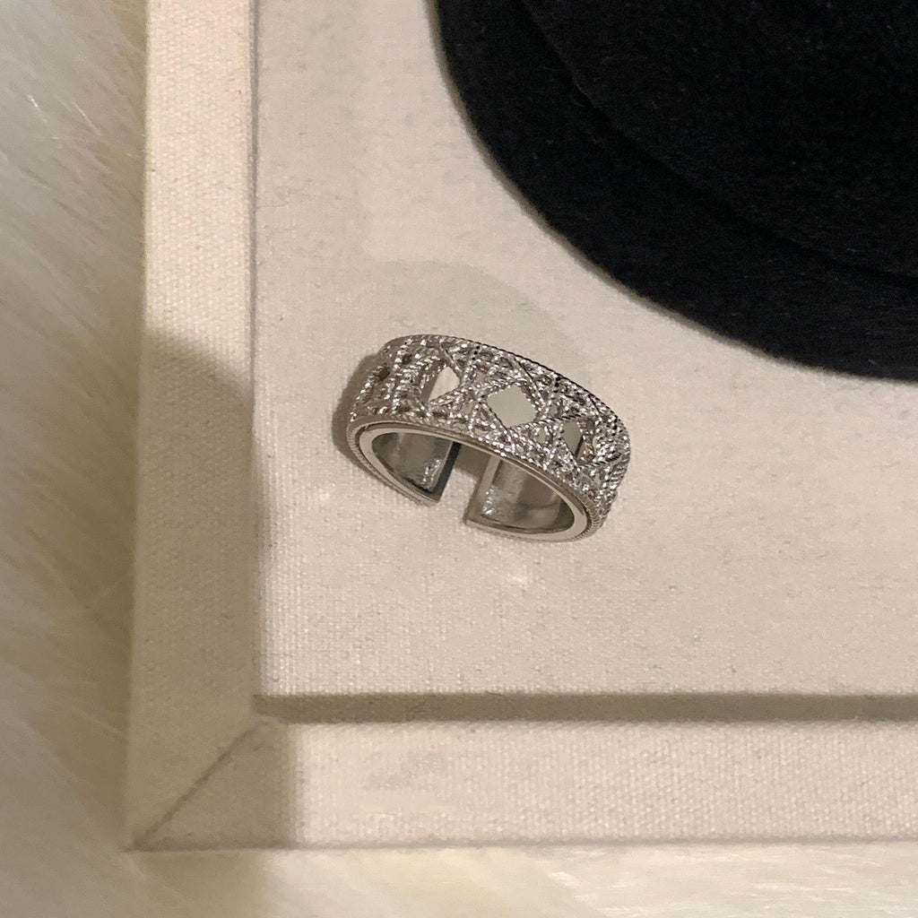Damen Offener Ring mit filigranem Design Shop Nory