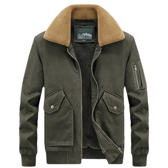 Herren Aviator-Blouson mit Sherpa-Kragen und Thermo-Teddyfutter Shop Nory