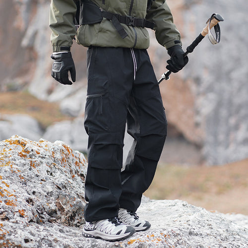 Herren Robuste wasserabweisende Trekkinghose mit Cargo-Taschen Shop Nory