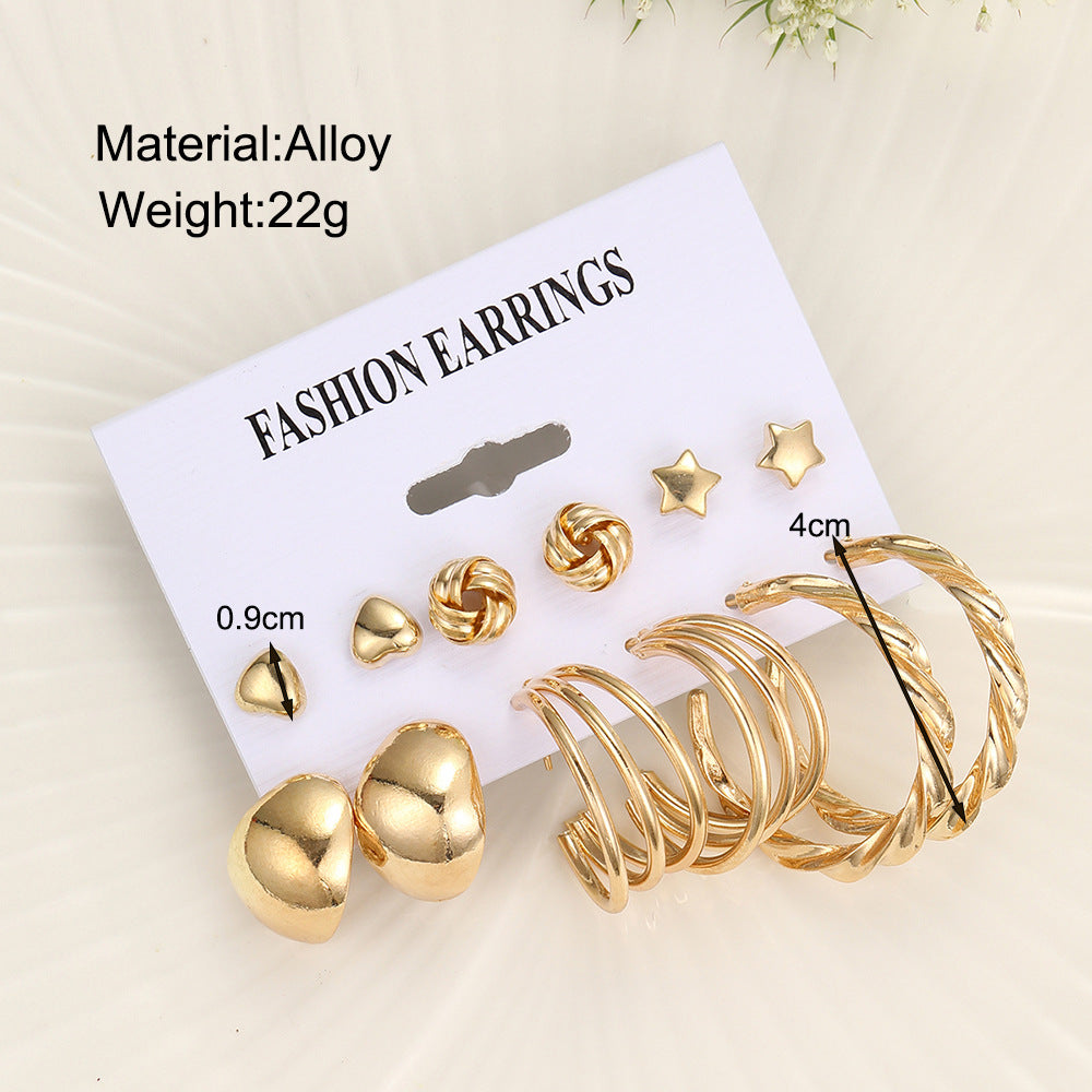 Damen Schmuckset mit vielfältigen Ohrsteckern Shop Nory