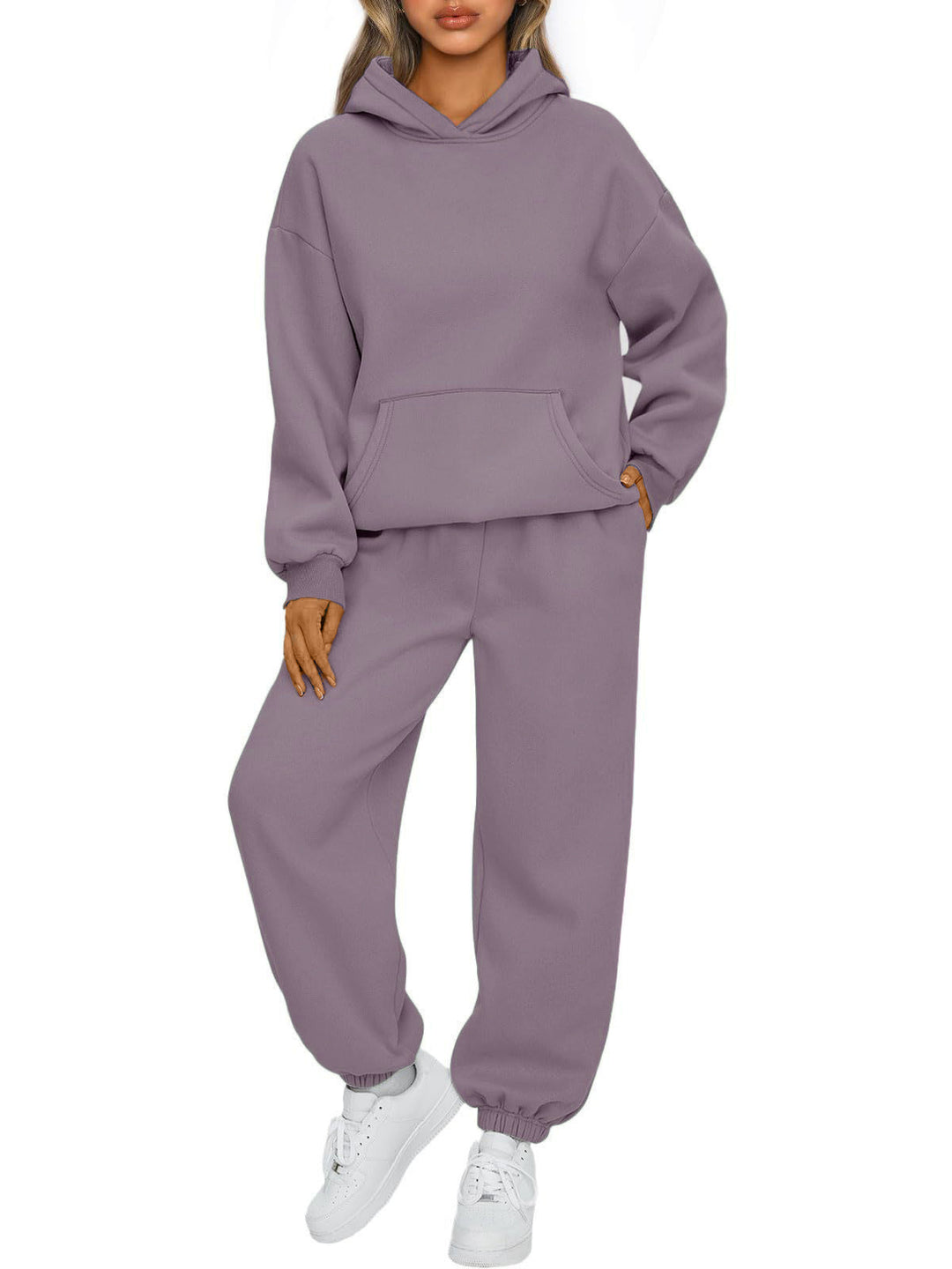 Damen nan kuscheliges oversized Hoodie und Jogginghose Lounge Set aus Baumwollmischung Shop Nory
