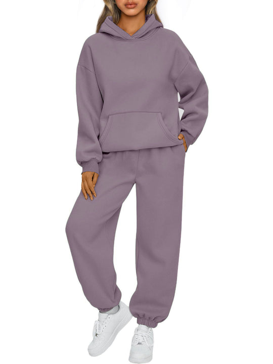 Damen nan kuscheliges oversized Hoodie und Jogginghose Lounge Set aus Baumwollmischung Shop Nory