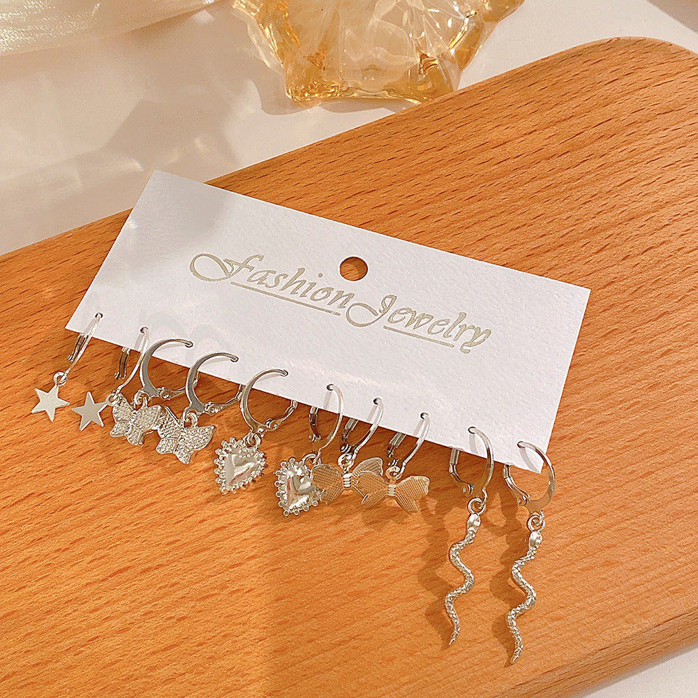 Damen Ohrringe Set mit verspielten Designs und funkelnden Details Shop Nory