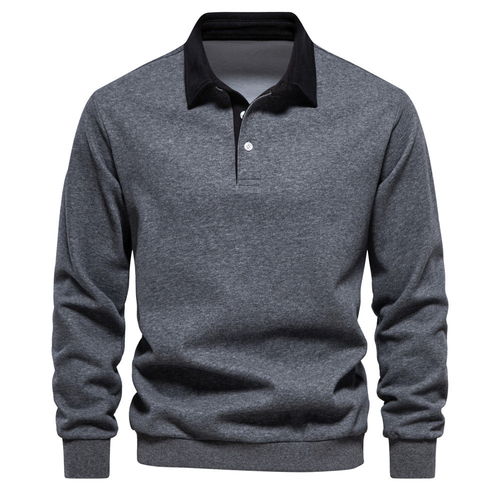 Herren Poloshirt mit kontrastierendem Kragen