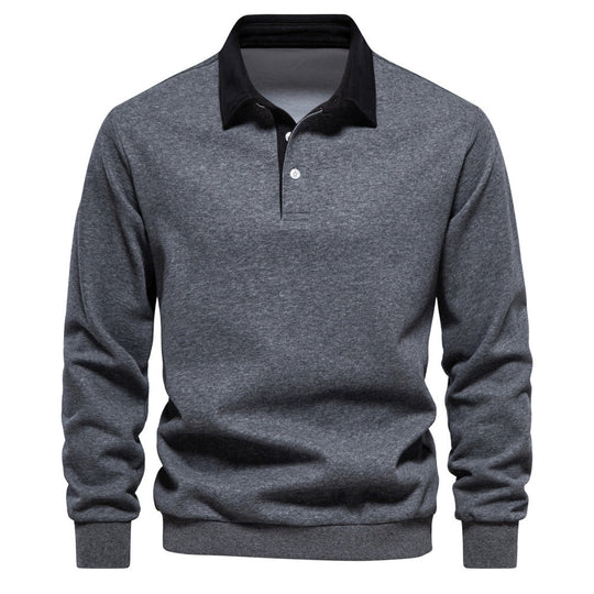 Herren Poloshirt mit kontrastierendem Kragen