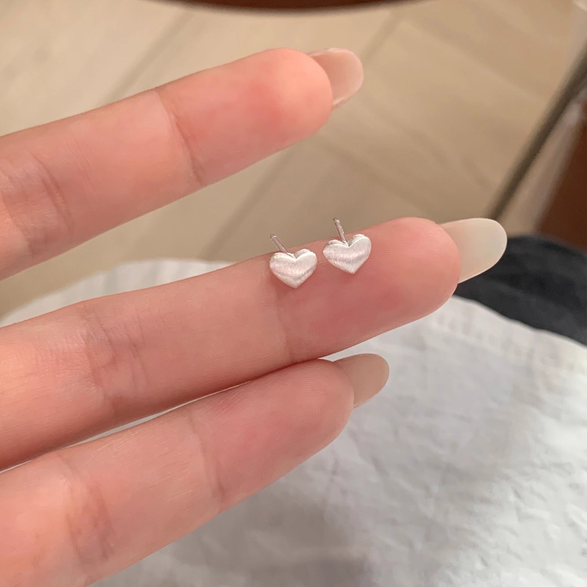 Damen Herzförmige Ohrstecker Shop Nory