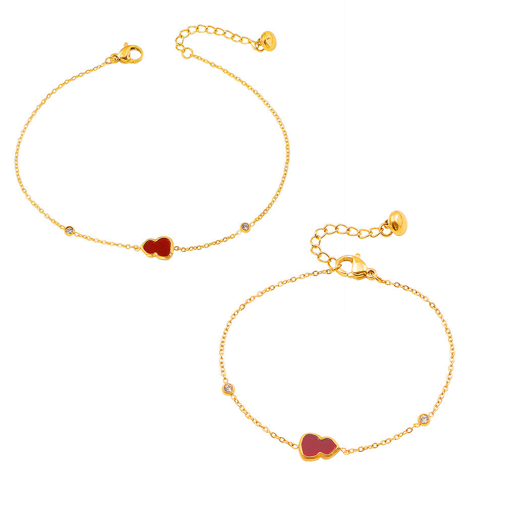 Frauen Artisan Herz-förmige Charm Armband Shop Nory