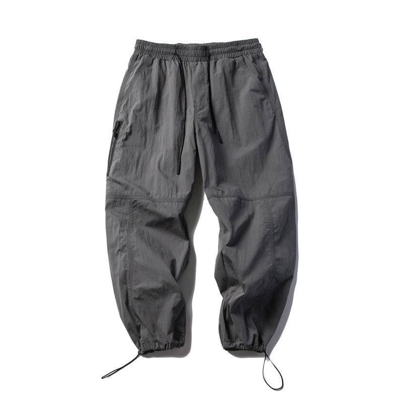 Unisex Technische Cargo-Hose im Baggy-Schnitt mit Tunnelzugbund und verstellbaren Beinabschlüssen Shop Nory