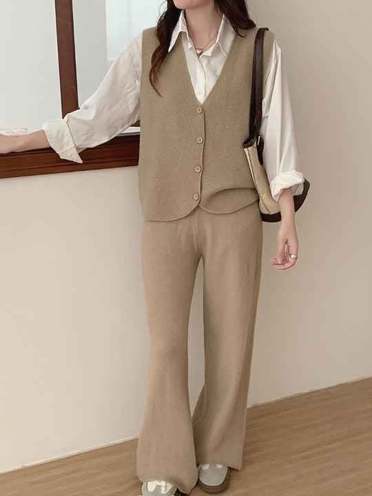 Damen Luxuriöses Strickanzug Shop Nory
