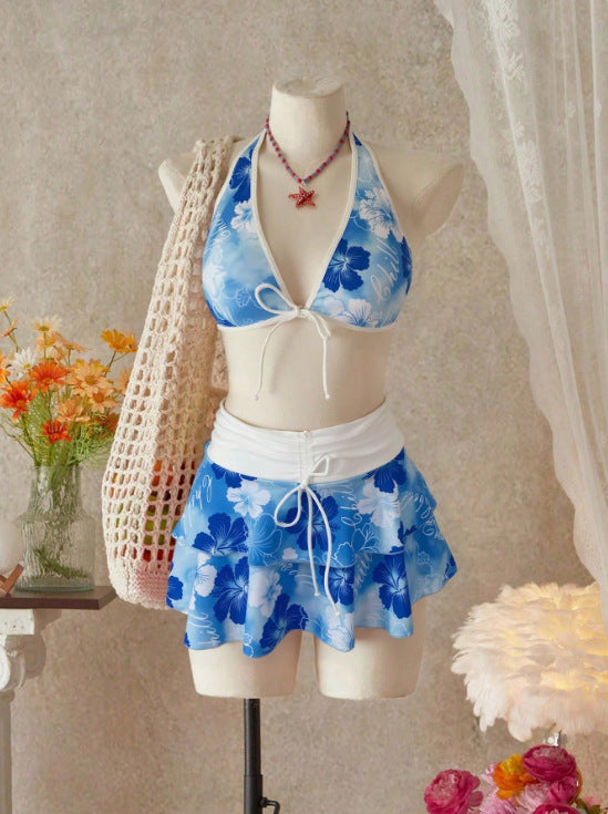 Damen Bikini-Set mit Rock
