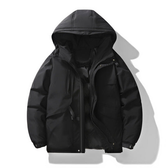 Herren Isolierte Parka-Jacke mit Kapuze Shop Nory